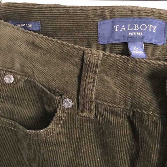 talbots heritage corduroy pants
